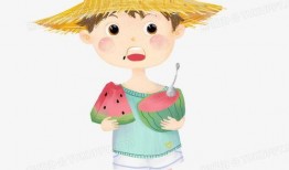 男孩吃瓜照片高清,男孩与高清瓜果的甜蜜邂逅